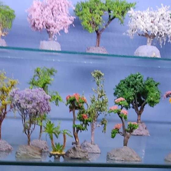 Árboles floridos y frutales